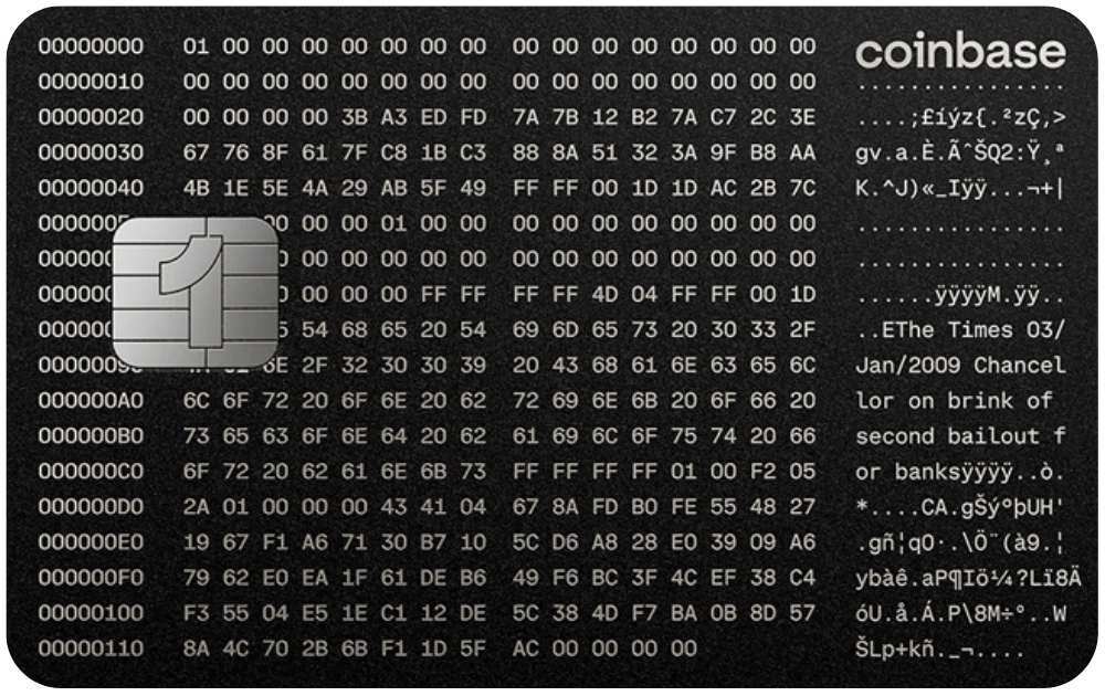Coinbase Card — Visa crypto prepaid card