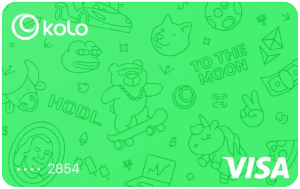 Kolo Card — Visa crypto prepaid card
