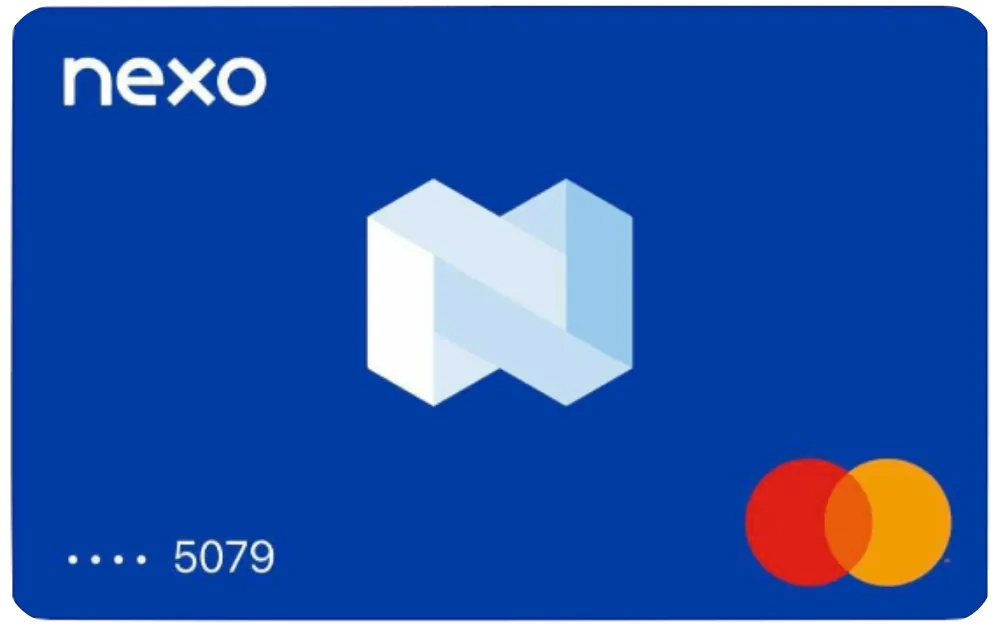 Nexo Card — Mastercard crypto prepaid card