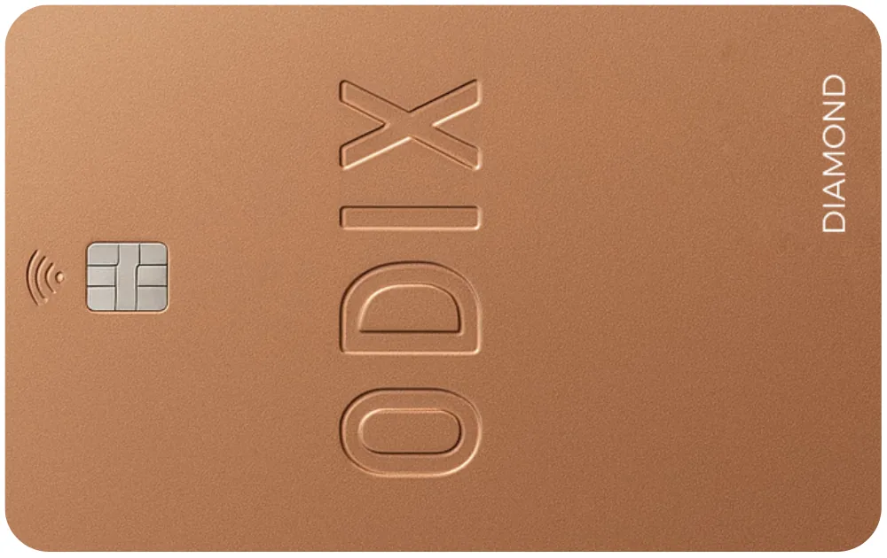 Odix Card — Visa crypto prepaid card